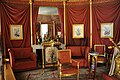 The wall decoration and the furniture were restored by Napoleon III in 1865