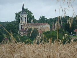 The church in Fouleix
