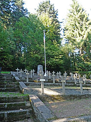 Cemetery at the Col de Sainte-Marie.