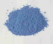 Powder of Egyptian blue