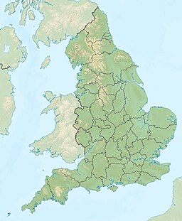 Location of the reservoir in England.