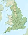 Lokalisierung von West Yorkshire in England