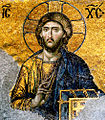 Jesus Christ Pantocrator – 13th-century mosaic from Hagia Sophia