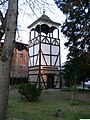 Timber-framed tower
