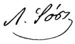A signature: "L. Ross" in the Greek alphabet.