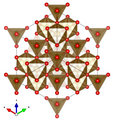 Polyeder-Modell zentriert nach den drei Raumdiagonalen
