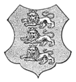 Middle coat of arms of Reval as documented in 1885