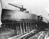 Borodino-class vessel under construction in 1916