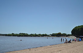 Strand von Nueva Palmira