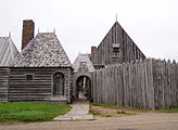 Champlains Wohnhaus in Port-Royal war Kanadas erster Regierungssitz