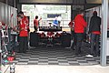 Inside the Liverpool pits at Donington Park (2008)