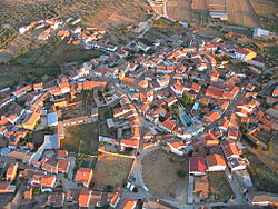 Aerial photograph of Mohedas de la Jara