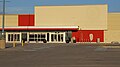 The abandoned Target store at Cambridge Centre in Cambridge, Ontario (store #3608) in 2017. The store sat abandoned for three and a half years until Marshalls, Sport Chek and Mark's took over the space in 2018.