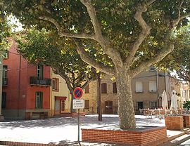 The Place Louis Blasi, in Torreilles