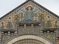 Saint-Étienne Kirche in Briare (Frankreich) (1895). Mosaik Dekorationen.