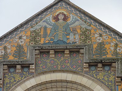 Mosaic of Saint-Étienne church [fr] by Eugène Grasset in Briare