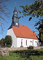 Kirche mit Ausstattung und Kirchhof, sieben Grabmale, Denkmal für die Gefallenen des Ersten Weltkrieges sowie Kirchhofseinfriedung mit Kirchhofstor