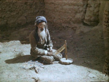 An Afghan goldsmith in Kabul, 1928