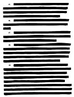 A heavily redacted page from the lawsuit American Civil Liberties Union v. Ashcroft