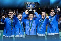 Argentina won their first Davis Cup title