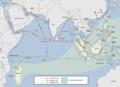 Image 106The Austronesian maritime trade network was the first trade routes in the Indian Ocean. (from Indian Ocean)