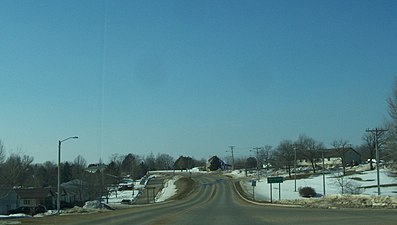 Looking west at Barneveld