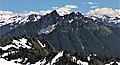 Bedal Peak (centered) seen from Mt Dickerman.