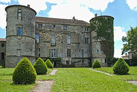 The Castle of Loubens, in Loubens-Lauragais
