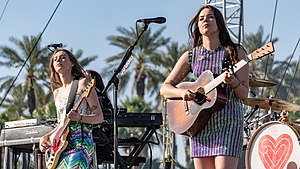 First Aid Kit performing live at Coachella in 2018