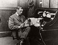 Image 26D. W. Griffith at a rolltop desk, c. 1925 (from 1920s)