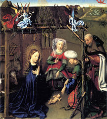 The Nativity, by Jacques Daret c. 1434