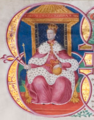 Illuminated Royal Letters Patent, 1571. Elizabeth I by Levina Teerlinc on this document, on vellum, recording the elevation of William Cecil to the peerage as Lord Burghley[27]