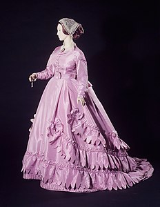 Silk ensemble, 1862-1865