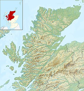 Map showing the location of Dornoch Firth National Scenic Area