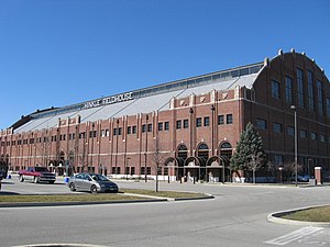 Das Hinkle Fieldhouse im Februar 2012