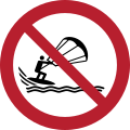 P065: Kitesurfen verboten