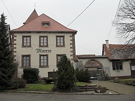 The town hall in Jetterswiller