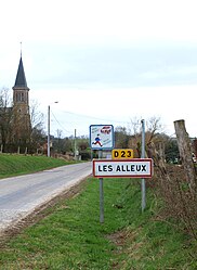 The entrance to the village