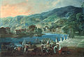 Blick auf El Arenal in Bilbao, 1783/84