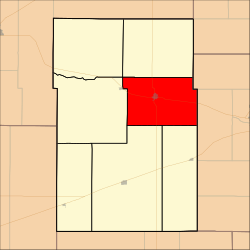 Location in Gray County