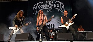 Moonsorrow performing at Myötätuulirock 2011