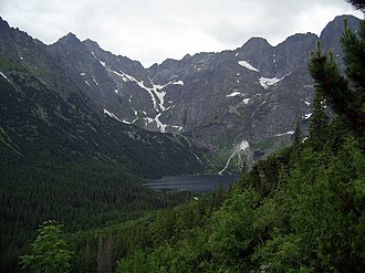 Pass vom Tal Dolina Rybiego Potoku