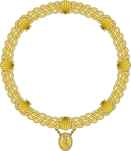 Collar of the Order as used on the Royal Arms of France