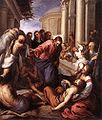 Image 24Jesus healing the paralytic in The Pool by Palma il Giovane, 1592 (from Jesus in Christianity)