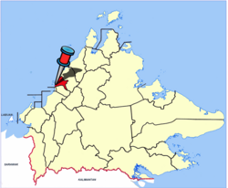 Location of Kota Kinabalu District