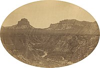 View through Mitchell Pass, July 1858. By Samuel C. Mills, photographer with the Simpson Expedition