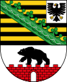The coat of arms of Saxony-Anhalt