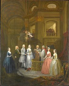 The Wedding of Stephen Beckingham and Mary Cox, 1729