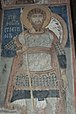 Fresco icon of Saint Theodore Stratelates, Zemen Monastery, Bulgaria 11th century?