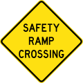 (W5-31) Safety Ramp Crossing